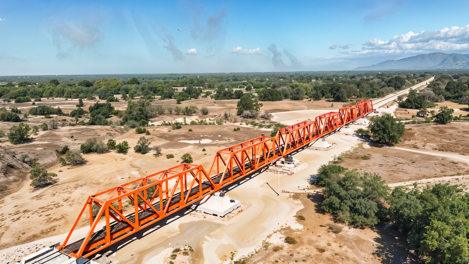 Puente de armadura metálica de la Línea K del Corredor Interoceánico